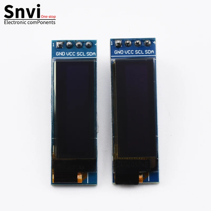 Snvi módulo oled de 0.91 polegadas branco/azul oled 128x32 oled lcd módulo de exibição led 0.91 "iic comunicar para arduino rohs