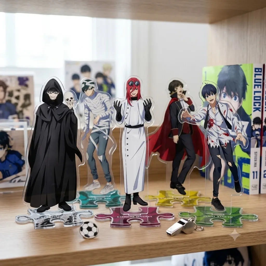 New Blue Lock Anime Acrylic Stand Keychain Sports Anime Fans Birthday Gift Call Of The Night Desktop Collectible Ornament