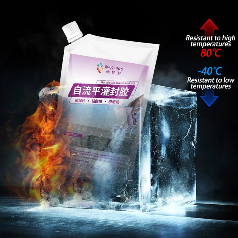 500/200 مللي وكيل إصلاح مقاوم للماء مانعة للتسرب مرونة عالية الأسفلت ملموسة الكراك حشو الاسمنت الكراك ختم الغراء