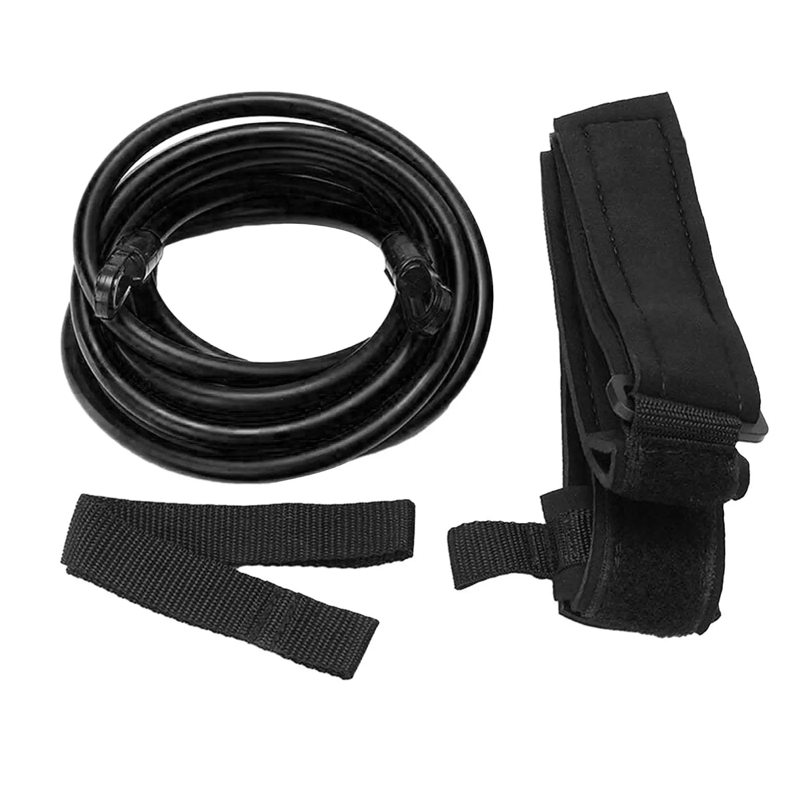 Swimming Resistance Belt Equipment Adjustable Waistband Professional Speed Training Stationary Swimming Harness for Adults Kids