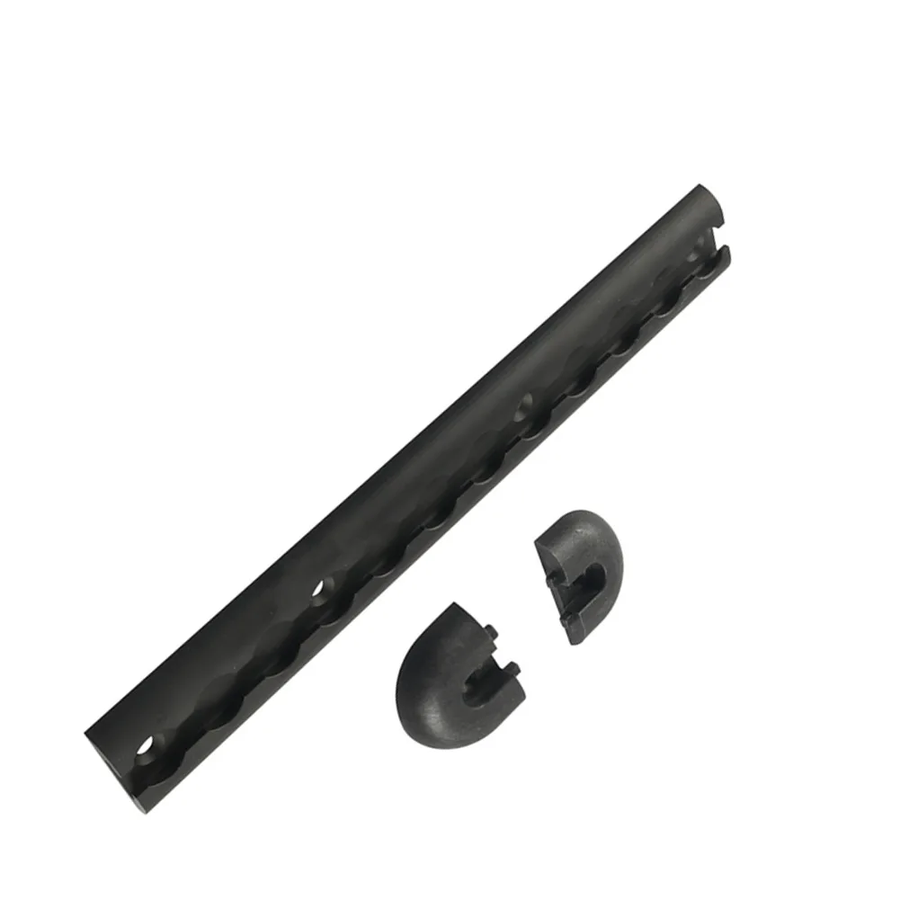 Aluminum Coated L Rails 12 inch Length with 2 End Covers Compatible with Motorcycles for atvs Tractors for rvs Vans Trailers