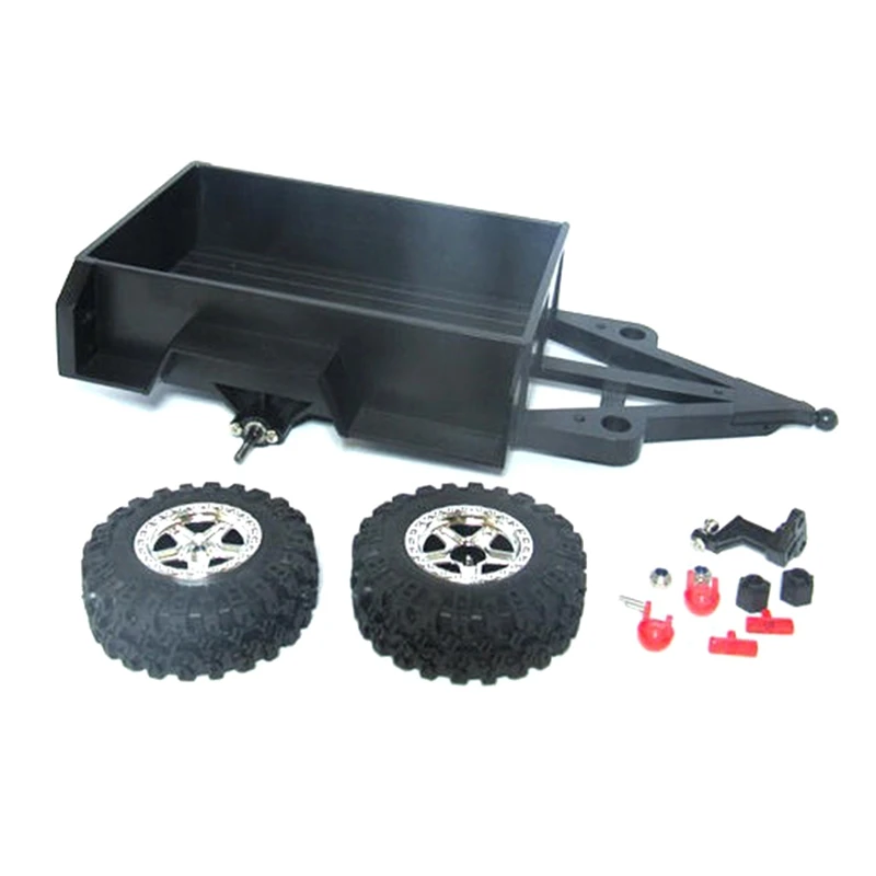 RC Crawler Trailer With Hitch For MN WLP AUSTAR 1/18 RC Crawler Car RC Car Upgrade Parts