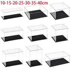 Acrylic Collectibles Display Box Clear Assemble Display Case for Figures Dustproof Storage Organizer for Car,Toy,Doll Showcase