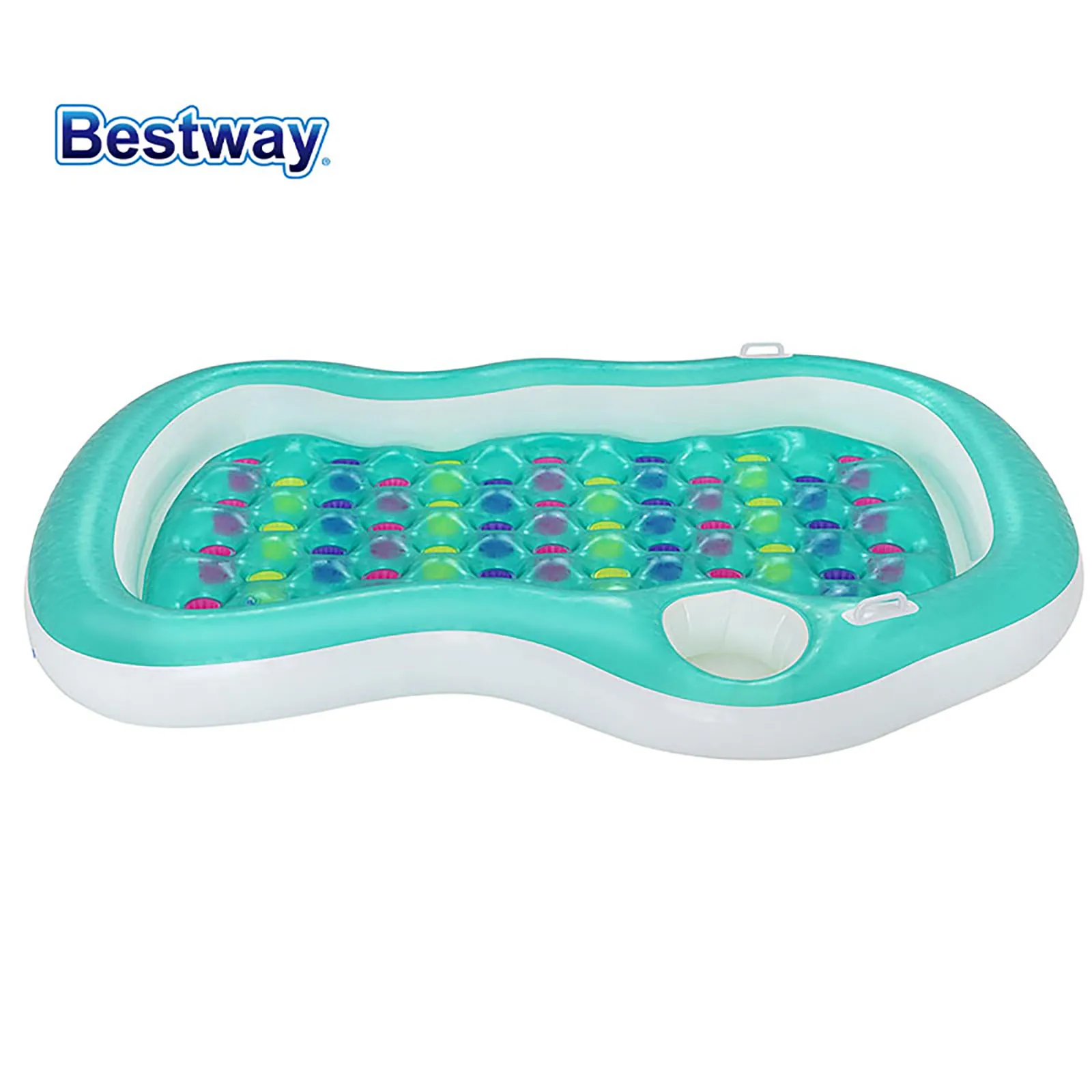 Bestway43045夏のダブルラウンジャー,インフレータブルプールフロート,大人のフロート,ウォーターパーティー用