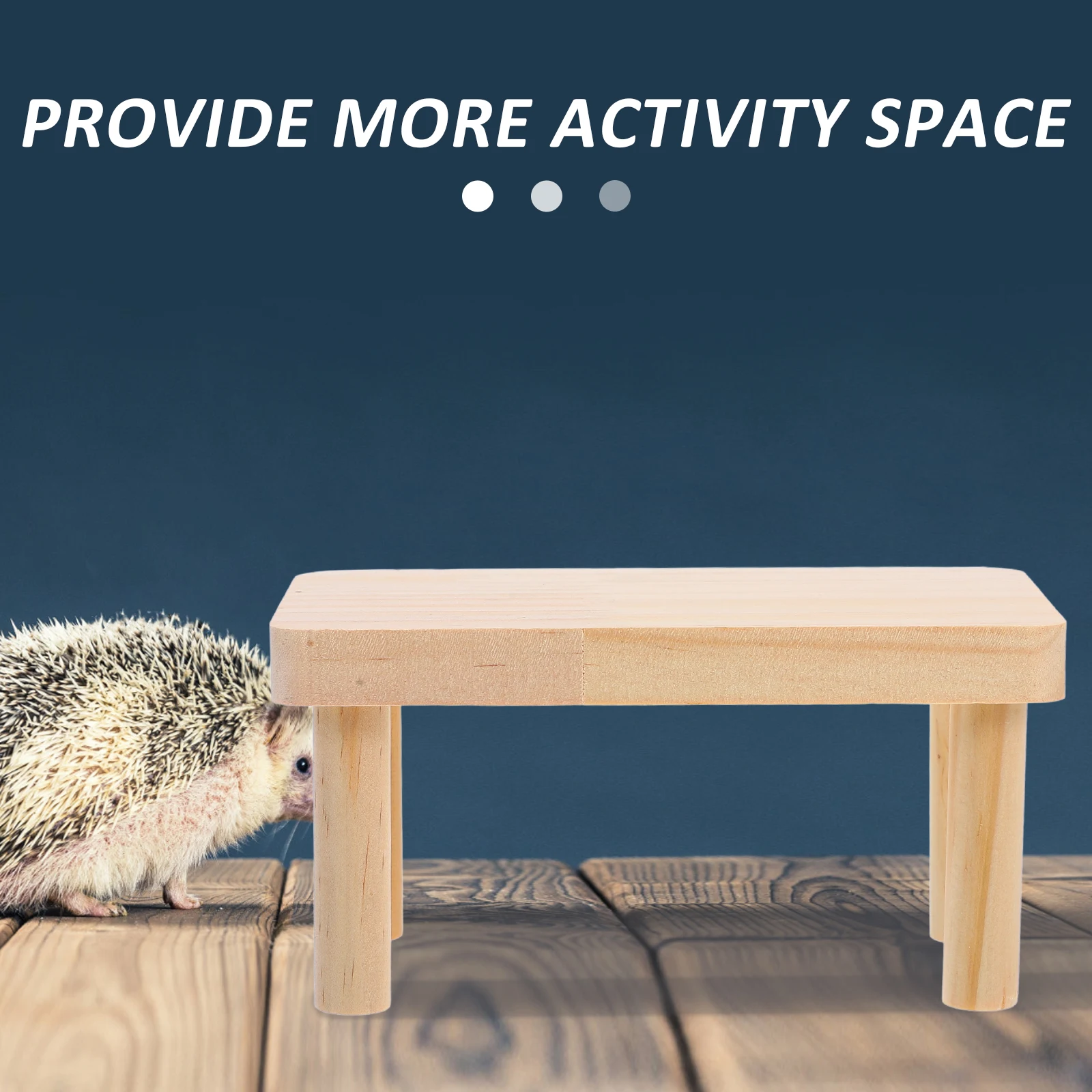 

Hamster Solid Wood Platform Toys Cage Accessories Fitness Small Pet House Play Area Wooden Platforms Easy