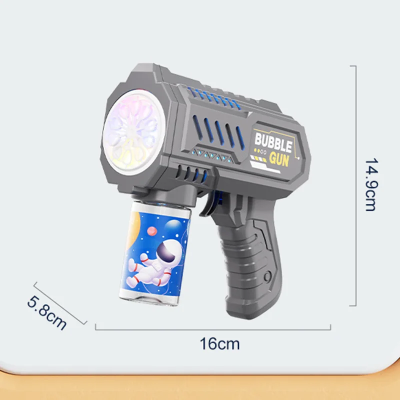 10/12 Holes Bubble Gun Pompom Gun Kids Toy Rocket Launcher Soap Drop Machine For Outdoor Indoor Birthday Wedding Bubble House