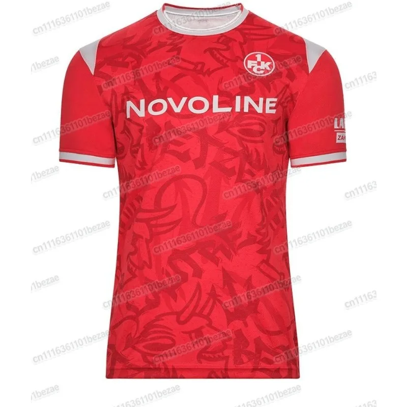 Familien-Fan-Top, Fußballtrikot für Erwachsene, Kaiserslautern Auswärtstrikot, atmungsaktives Fußballtrikot, 3D-gedrucktes atmungsaktives T-Shirt – Detail 8