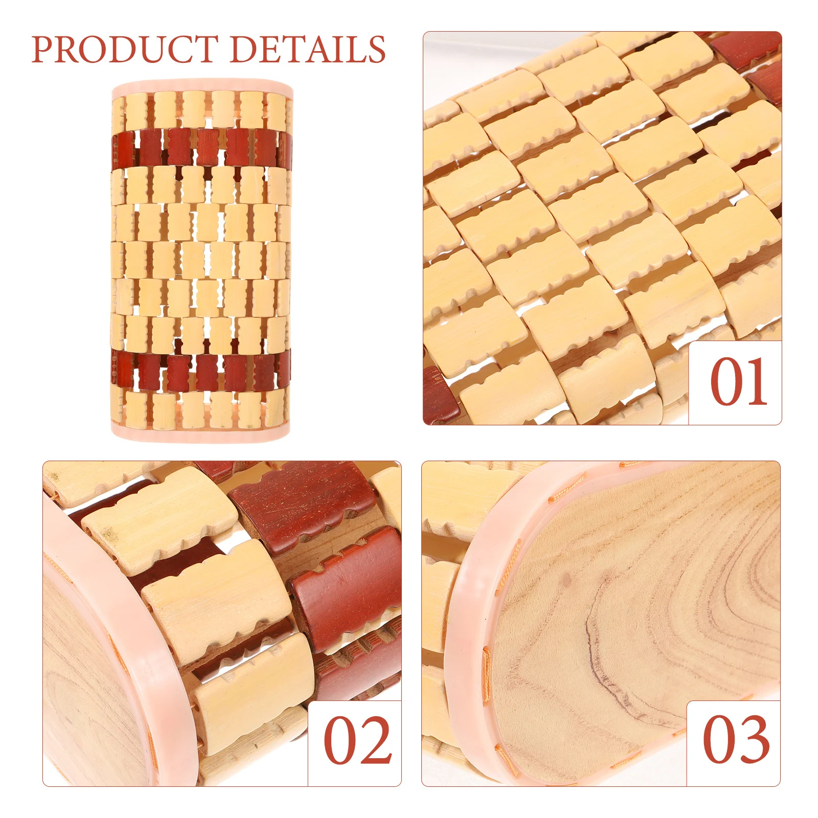 

Breathable Bamboo Pillow Hollow Design for Neck and Lumbar Support Cooling Summer Pillow for Elderly Sleep Decor