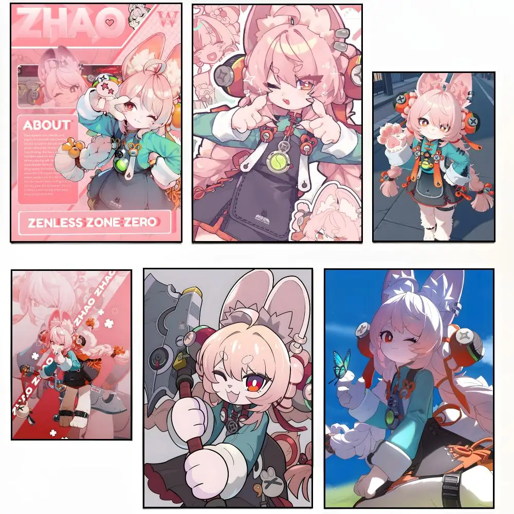 game character Zenless Zone Zero Zhao Poster Modern Living Room Artwork & Beautiful Home Decor Style