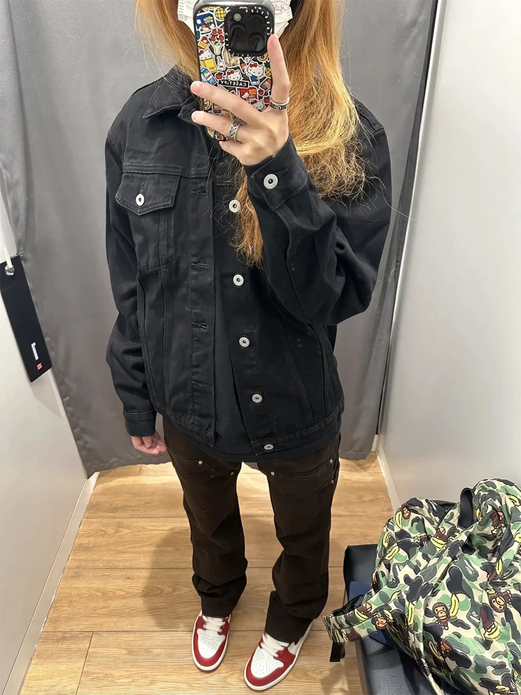 

Мужской джинсовый жилет American High Street Sle, весна-осень, модный бренд, премиум-качество, стильный жилет-жакет