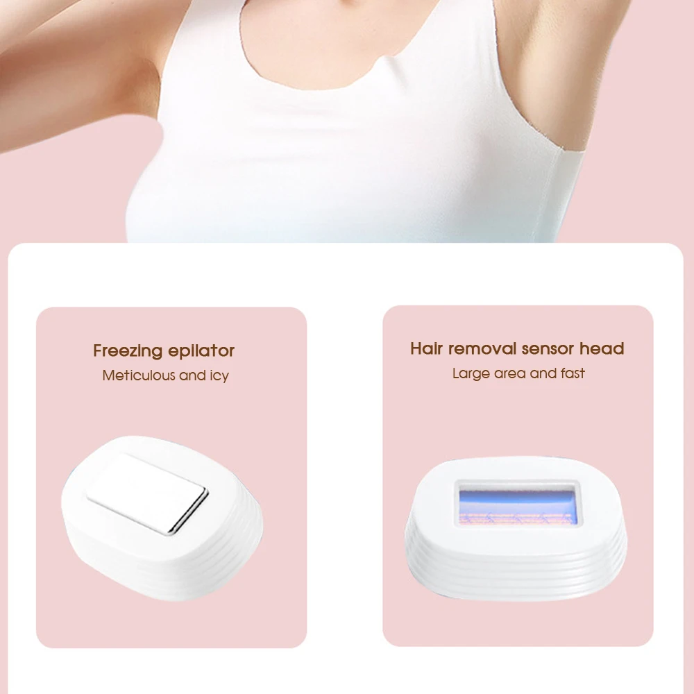 Beutyone Ice Freezing Point 990,000 Flashes IPL Laser Epilator Painless Permanent Armpit Bikini Professional Hair Removal Device