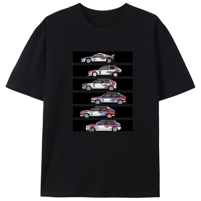 

Футболка в стиле хип-хоп, футболка с короткими рукавами из 100% хлопка Martinis Car Rally Racer Fans, горячая распродажа, хлопковые футболки с принтом