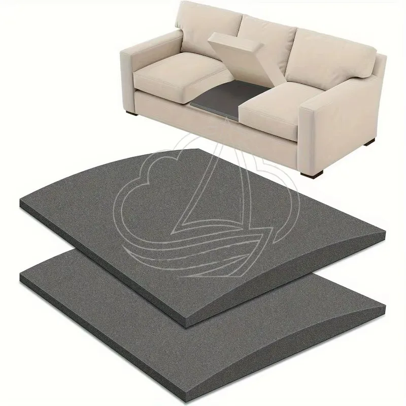 High-Density Foam Sofa Seat Cushion Support Pad Furniture Indent Dimple Repair 50x50cm