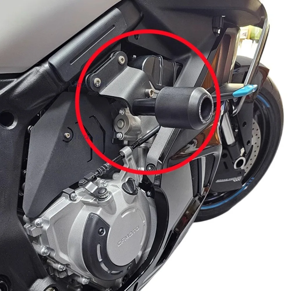 

FOR CFMOTO 675SR 675NK Engine Protection Cover Frame Sliders Crash Pad Falling Protector Guard 675 SR/NK CF650-10-11 Accesorios