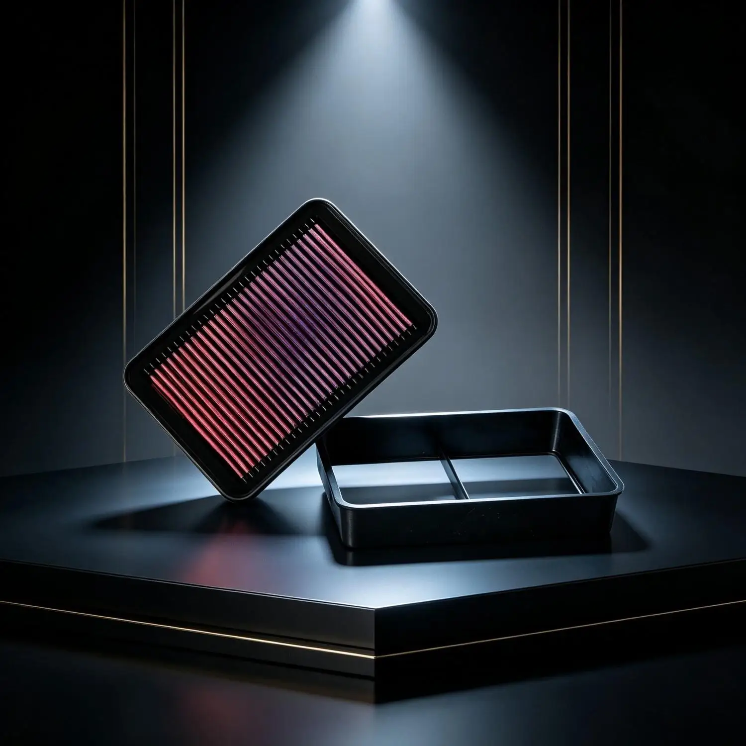 33-2392 Engine Air Filter: Reusable, Clean Every 75,000 Miles, Washable, Premium, Replacement Car Air Filter: Compatible