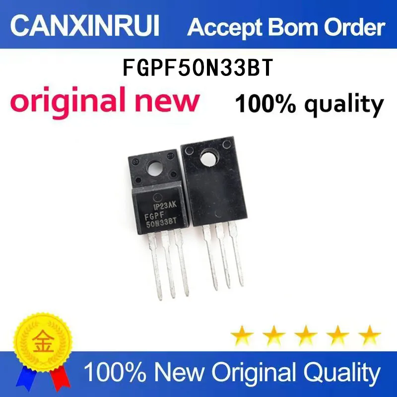 (5-100 Pieces) Brand new original FGPF50N33BT 50N33BT TO-220F 330V 50A spot chip IC