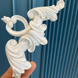 PU polyurethane material French corner flower ceiling decorative flower background wall decal imitation plaster line
