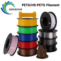 KINGROON PETG Filament 1.75mm High Speed PETG 3D Printing Mateials Multicolor 5/10KG High Flow Neatly Wound 3D Printer Filament