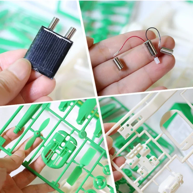 6in1DIY Solar Robot Science Experiment Creative Physics STEM Education Toys Enhance Assembly Skills Kids Gifts Building Project