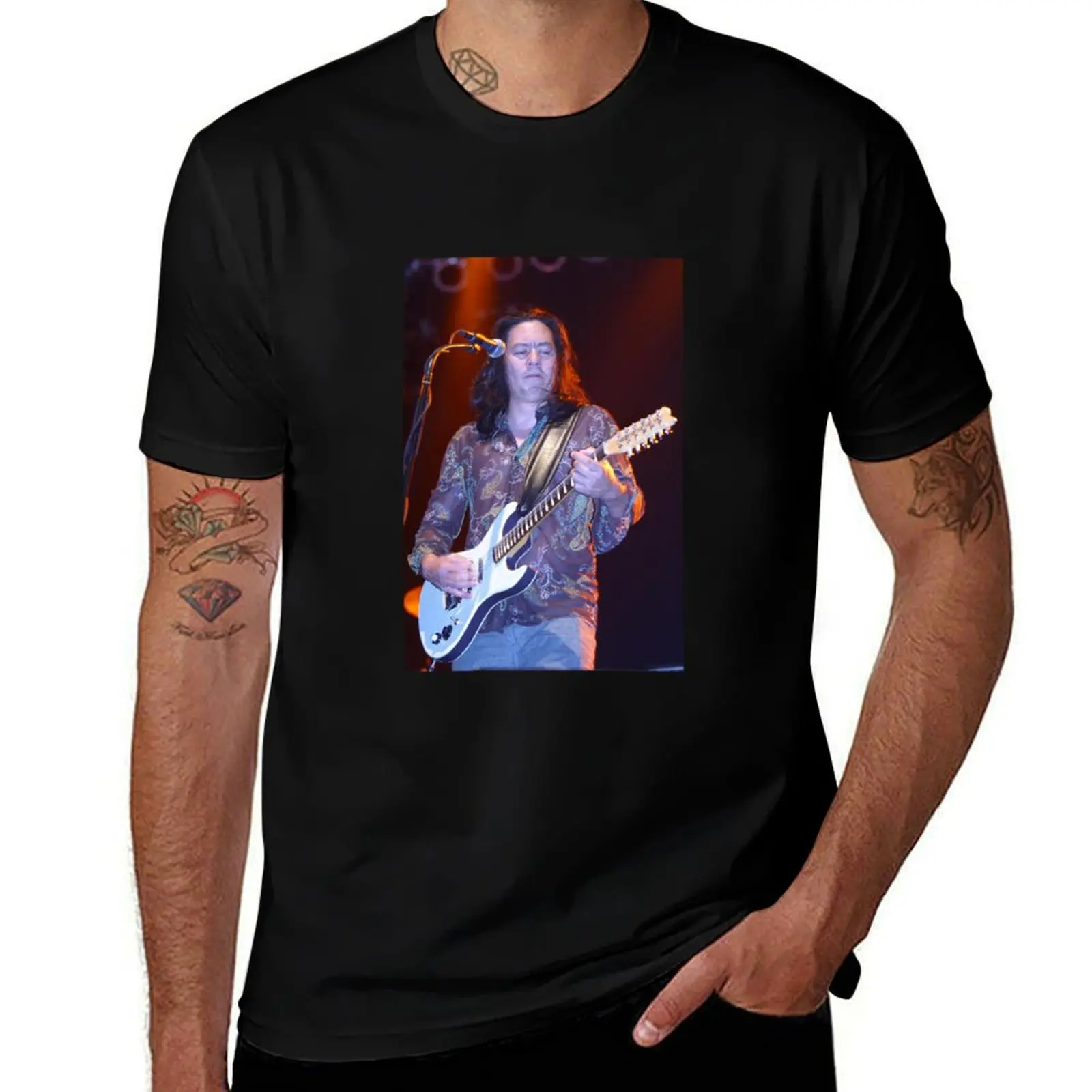 Todd Park Mohr Big Head Todd Photograph T-Shirt Durable Work Wear T-Shirt
