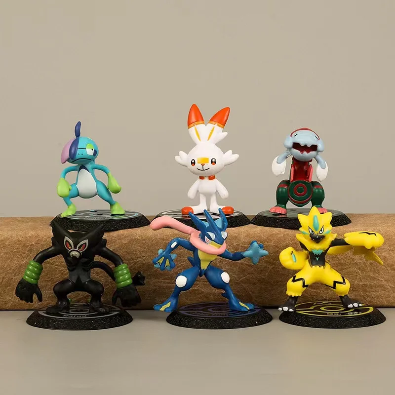 Pokémon Figures Cute Eevee Cartoon Toys  Transforming Sexy Lizard Inflammation Rabbit Jiela Ora Gill Fish Dragon Jiahe Ninja Fro