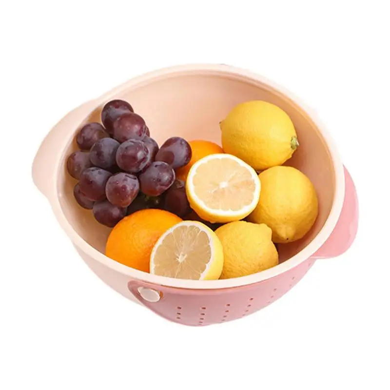 

Fruit Strainer Bowl Fruit Washing Bowl Rotating Kitchen Colander With Bowl Vegetable Washing Basket Fruit Strainer Bowl