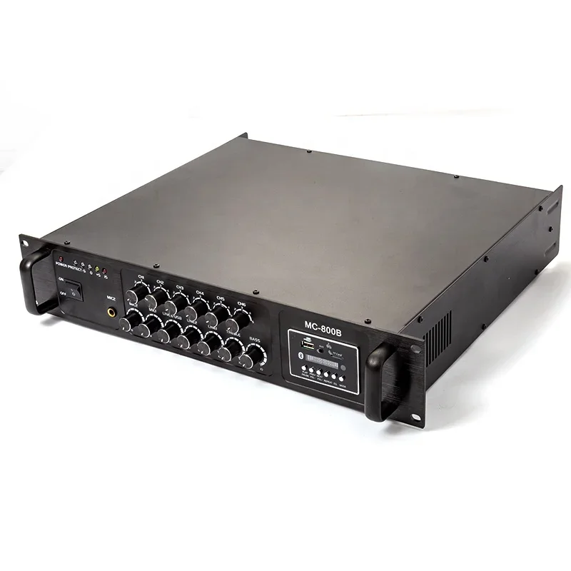 250w Multi-Zone PA High Power High Quality Amplifier For Public Address System