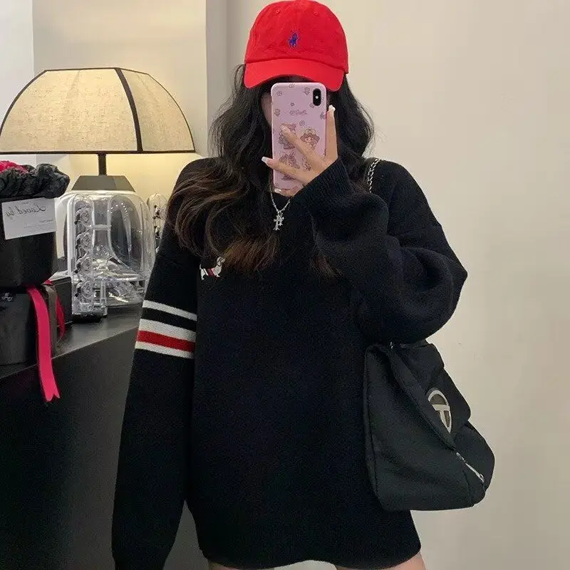 

Повседневный вязаный свитер в американском стиле ретро с v-образным вырезом, мужской цветной открытый кардиган, мягкий полиэстер, длинная зимняя верхняя одежда све