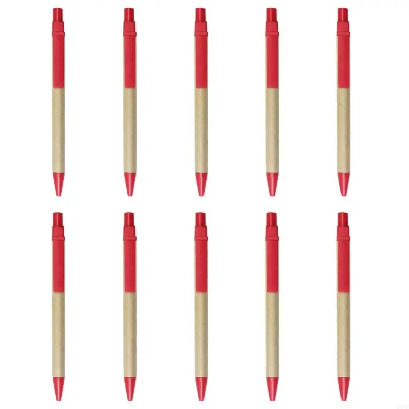 918C 10 Miếng Bút Bi Nhựa Bút Ký Bút Chữ Ký Cho Văn Phòng