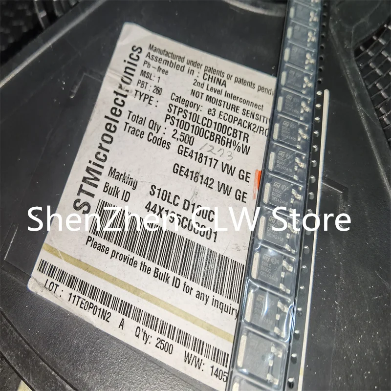 10PCS/LOT  STPS10LCD100CBTR  TO-252  New and Original in STOCK