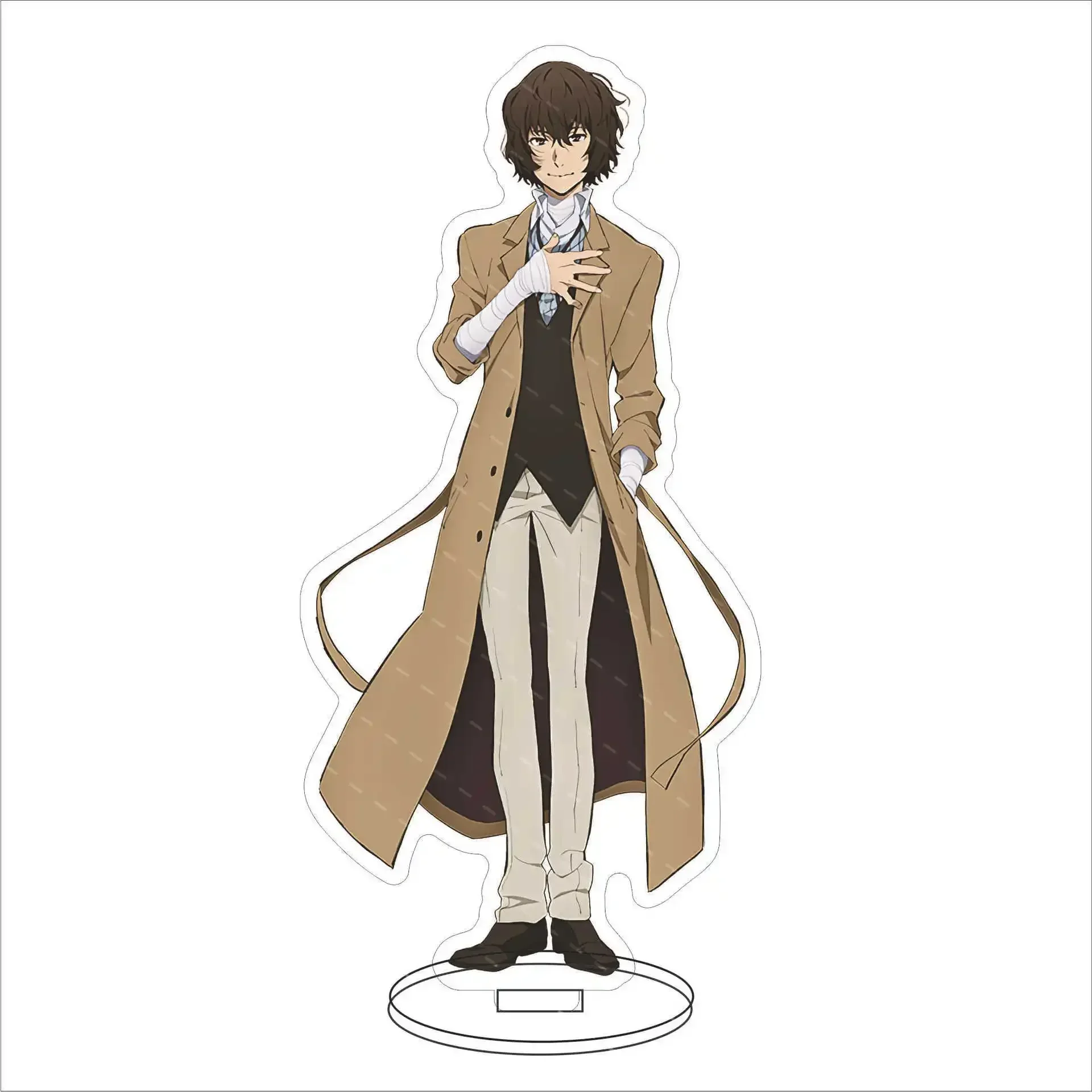 Anime Bungo Stray Dogs Acrylic Stand Nakajima Atsushi Osamu Dazai Action Figure PVC Desktop Stand Model Toy Gift 15cm