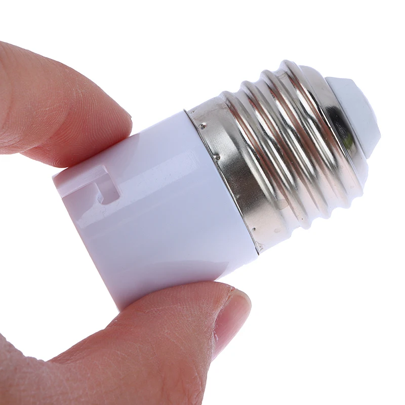 High Quality White LED Socket Lampbase E27 To B22 Adaptor Converter For Bulb Lamp Fireproof Lighting Accessories