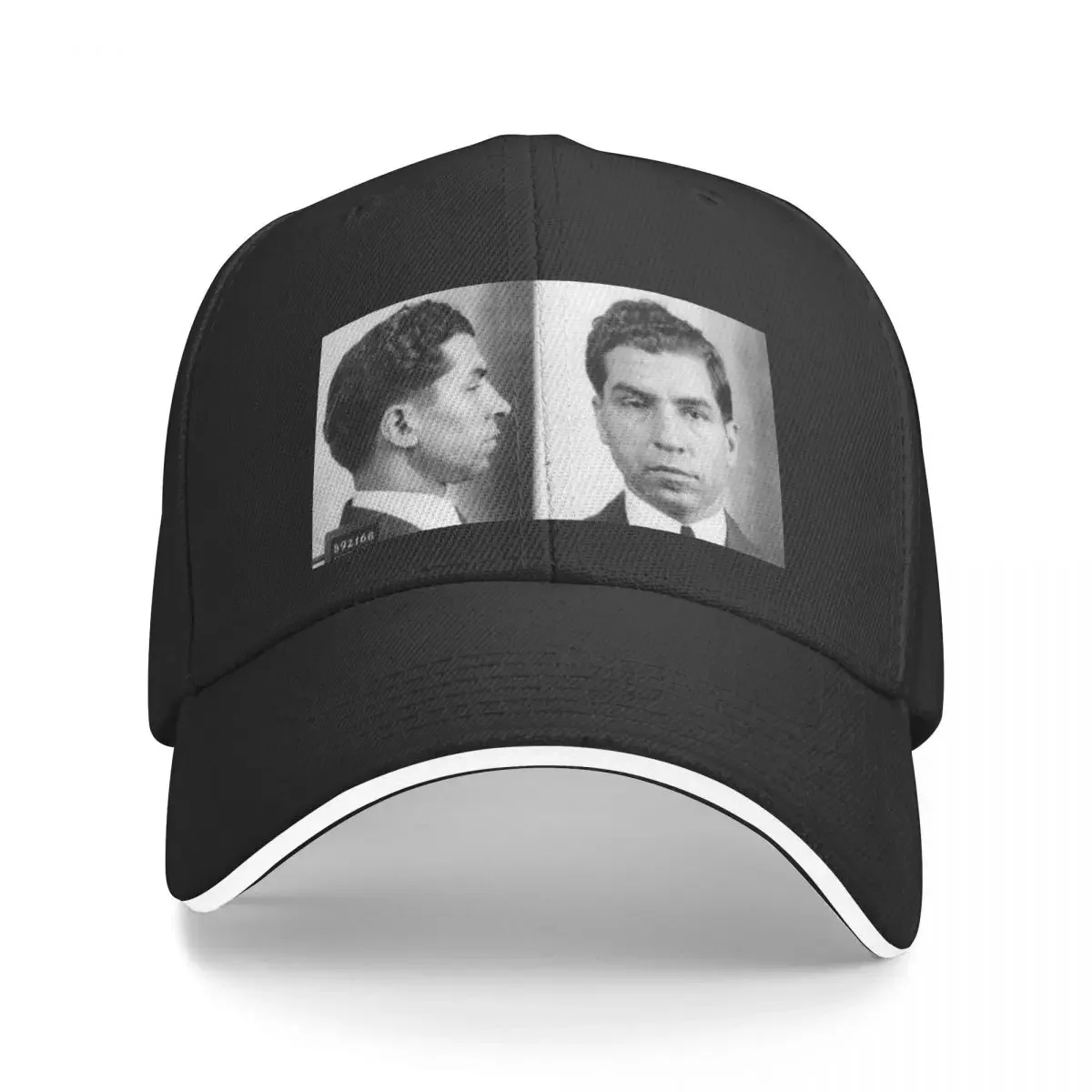 Charles Lucky Luciano Mug Shot 1931 Horizontal Baseball Cap Beach Sun Cap Golf Hat Anime For Men Women's