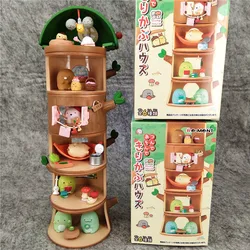 6pcs/Set Corner Creature Figure Sumikkogurashi Kawaii Holiday Tree House Room Scene Girls Boys Gifts Birthday Decoration Toys