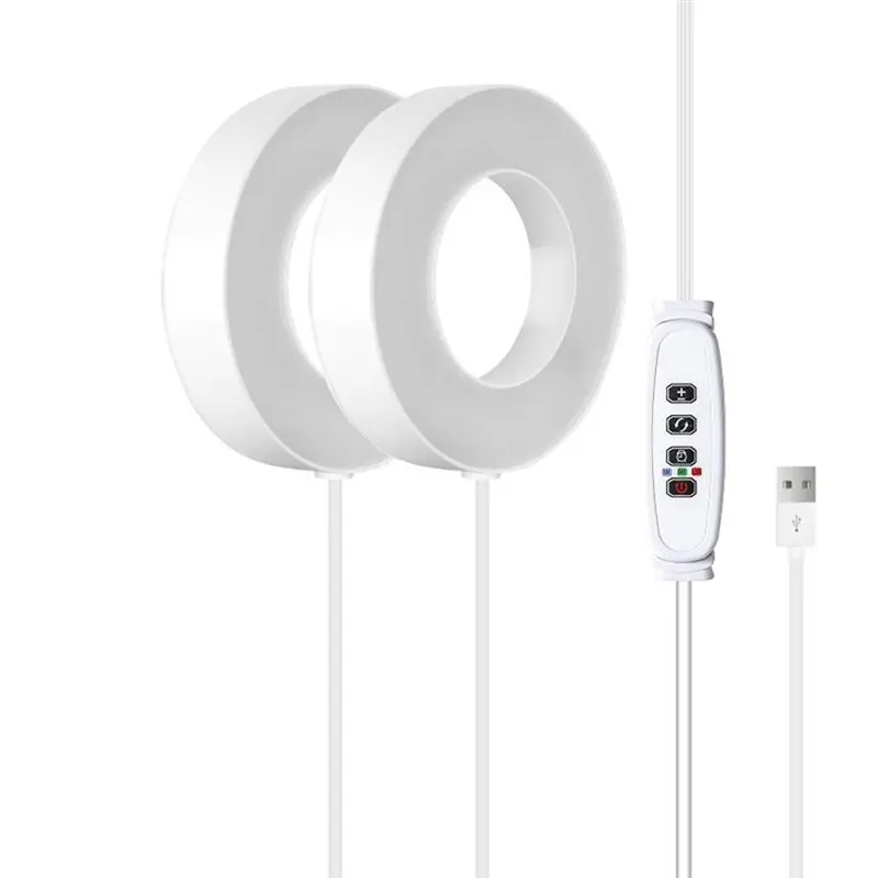 

YLS-Full Spectrum LED Grow Light Auto On/Off Timer Ceiling Under Cabinet Halo Plant Growing Lamp Red And Blue Light