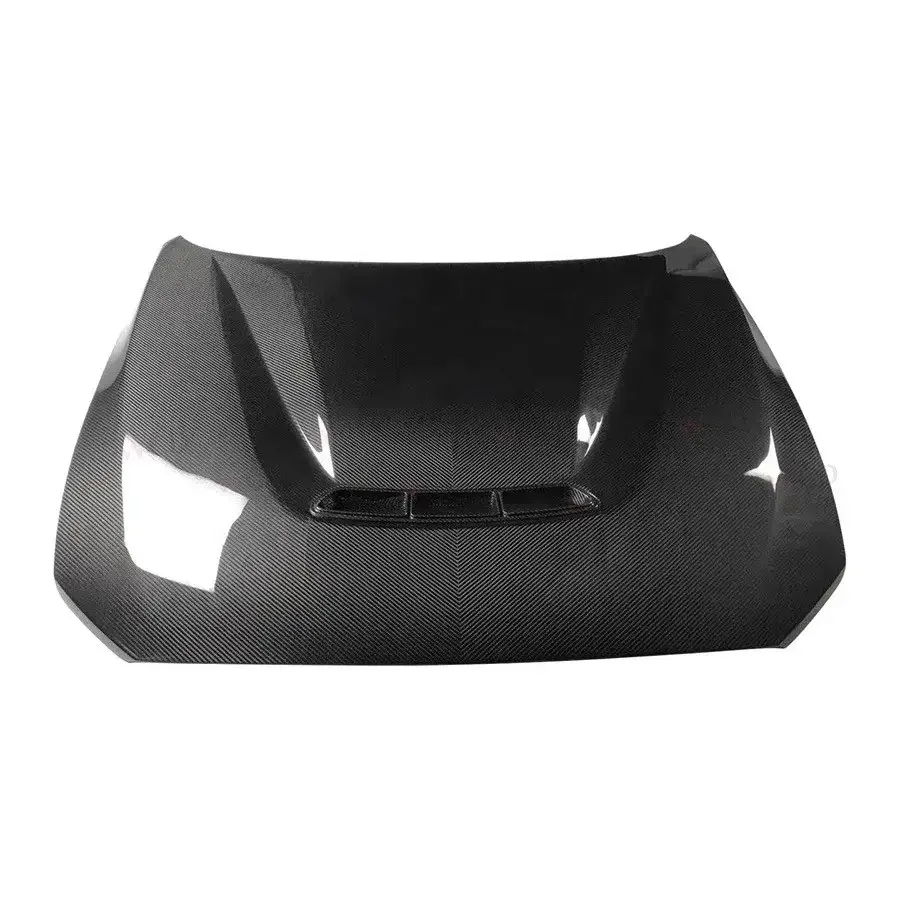 أجزاء تجديد السيارات غطاء محرك السيارة الأمامي من ألياف الكربون الحقيقية لسيارات Bmw F22 2 Series F87 M2 CS أغطية محرك من ألياف الكربون