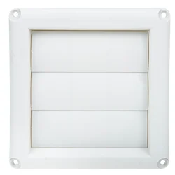 Tores de ventana de tubería, rejillas de ventilación para techo, pared Exterior, cubierta de plástico de 15x15cm, conducto de escape externo