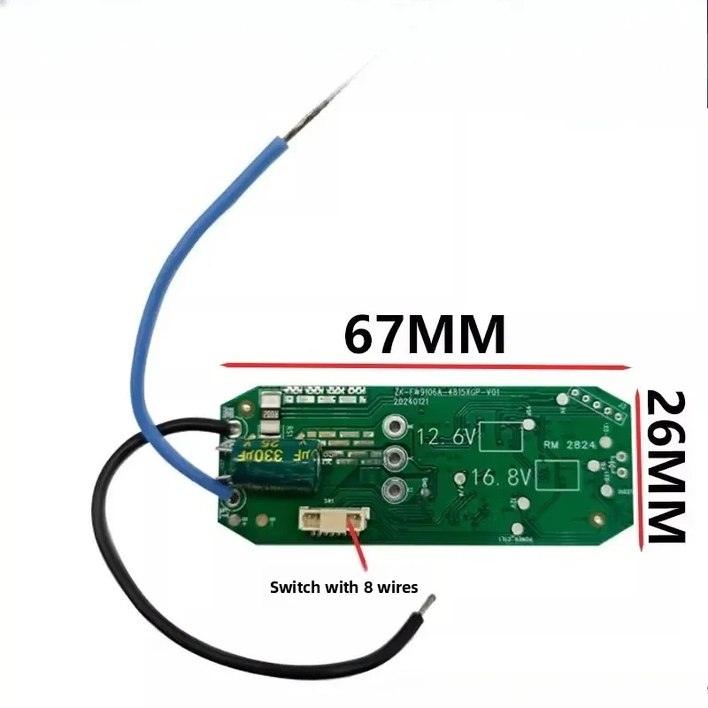 21V Brushless Lithium-Ion Cordless Drill Control Board Controller Driver Power Switch Charging Drill Accessories