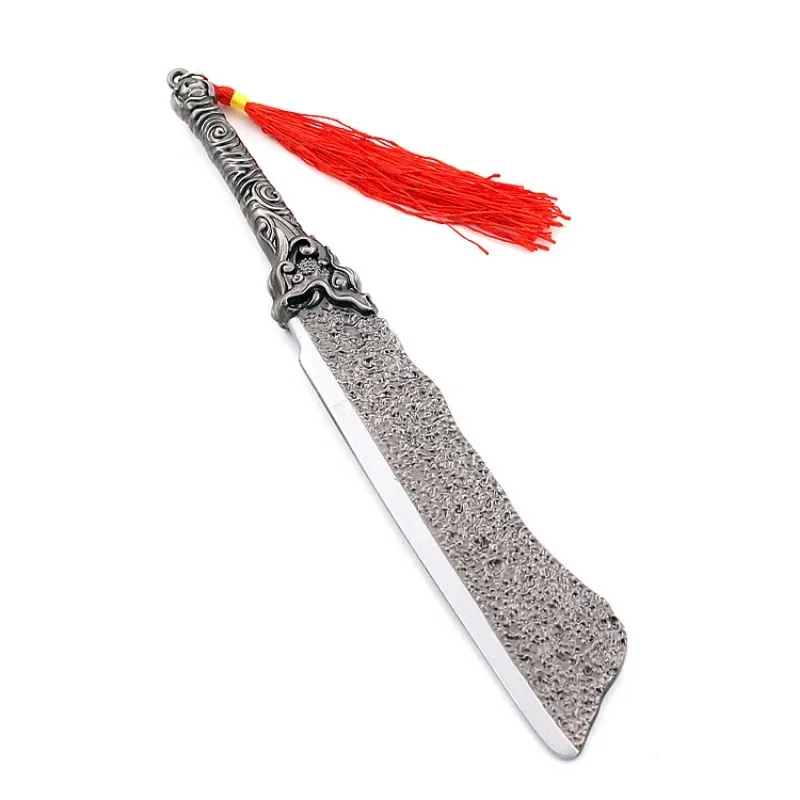 Zhao Min Yitian Sword Zhang Wuji Dragon Slaying Knife, modelo de aleación de Zinc, juguete de decoración alrededor de la película y la televisión, 22cm