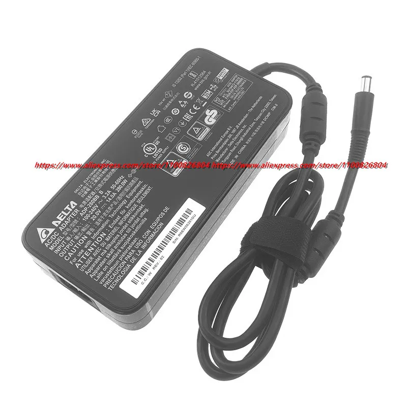 Imagem -02 - Adaptador ca Delta Adp280bb b Original Carregador Portátil para Msi Ge75 Raider 8re Ge75 Raider 8rf Ge63 Ge65 Raider Rgb 20v 14a 280w