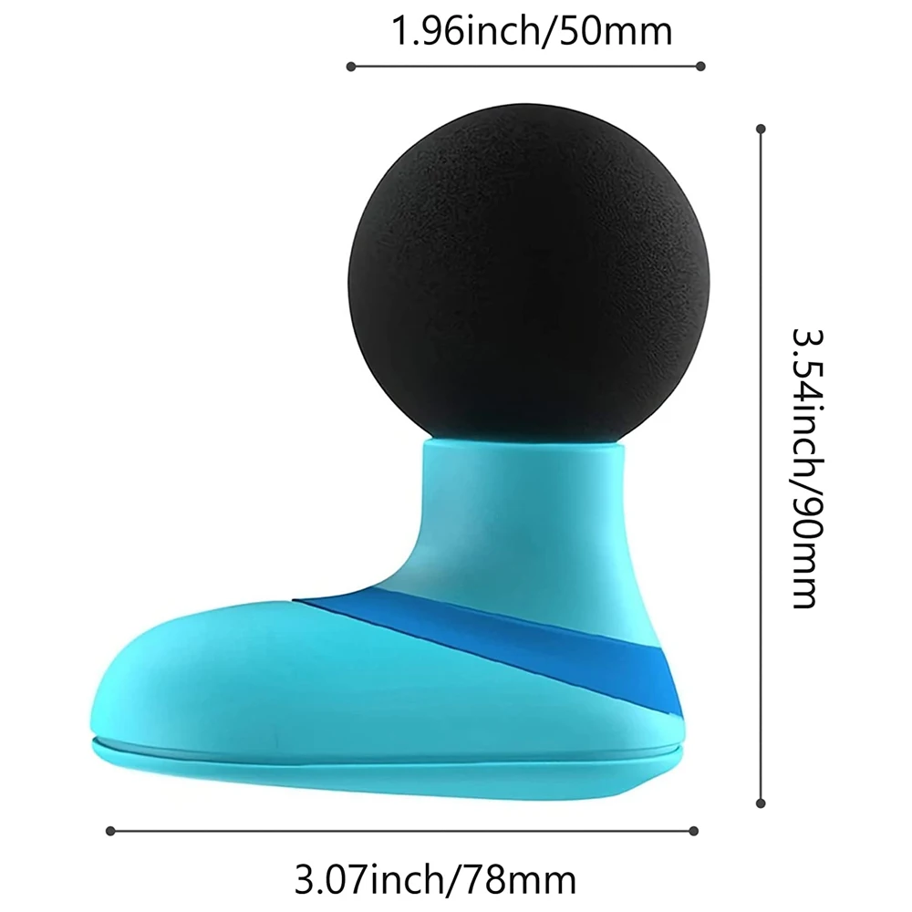 Mini massageador traseiro elétrico, Massageador portátil, Modos corporais para aliviar a tensão muscular no pescoço, ombro, costas, cintura e pernas