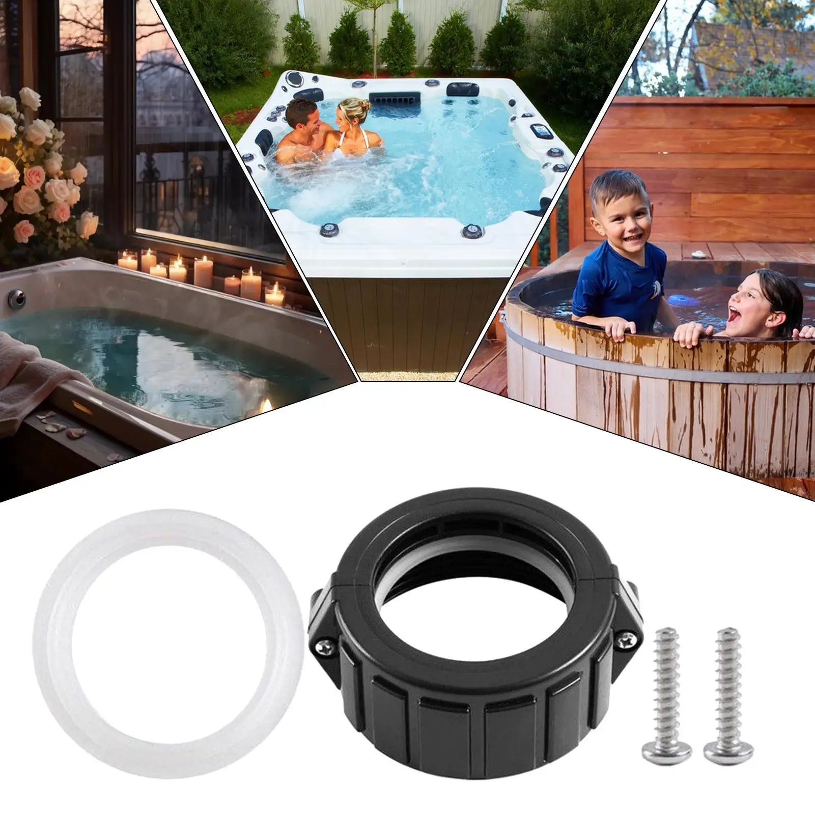 سبا سخان سبليت الجوز 2 بوصة حوض استحمام ساخن الاتحاد المناسب مانعة للتسرب استبدال أجزاء لإصلاح تسرب المياه مالك المنازل المهنيين