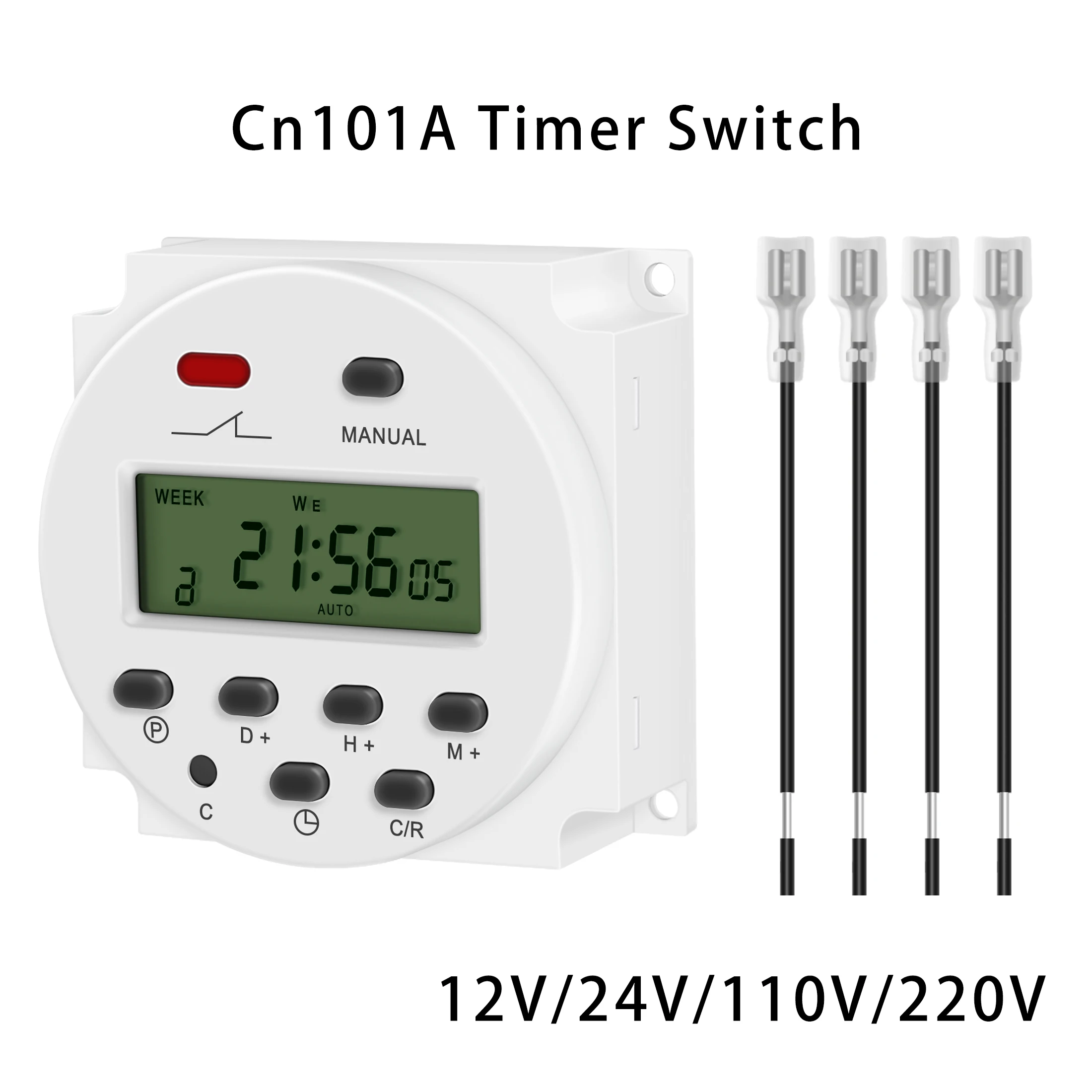 CN101A LCD Time Switch 12V 24V 110V 220V Time Relay Street Lamp Billboard Power Supply Timer