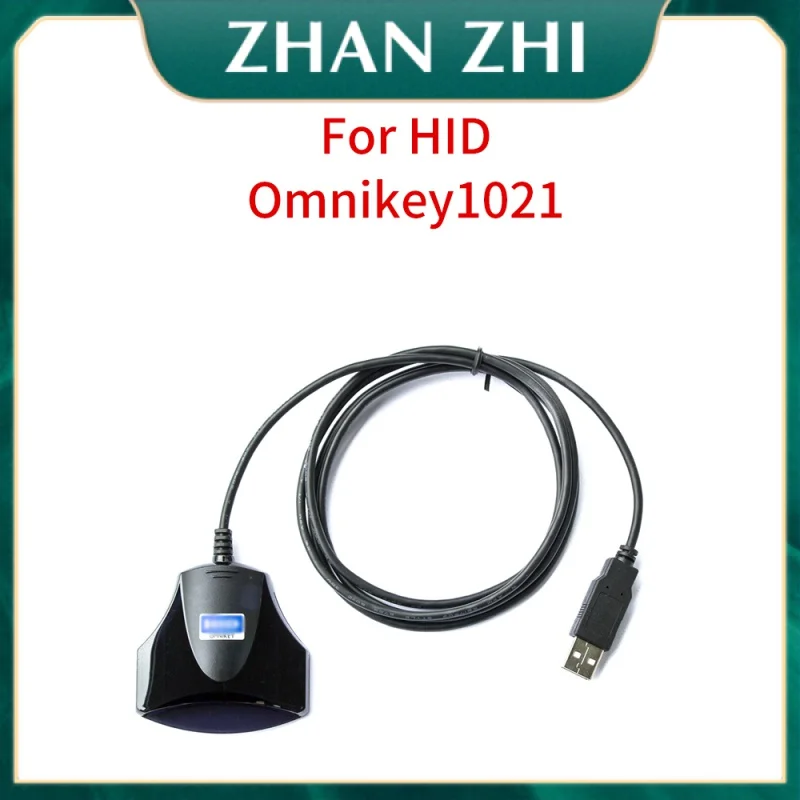 

EID CAC DoD OMNIKEY CardMan 1021 for HID Omnikey1021 USB Smart Card Chip Reader Writer Universal Card Reader Cable