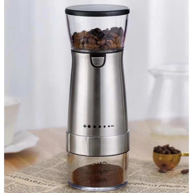 

Outdoor Professional Portable Stainless Steel Electric USB Automatic Mini Manual Coffee Grinder