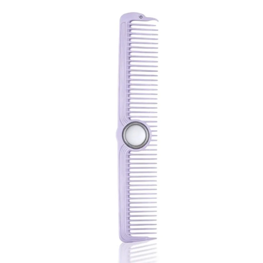 

New Heat Resistant Barber Comb Durable Wide Teeth Bearing Comb Rotatable Lightweight Hair Styling Tool