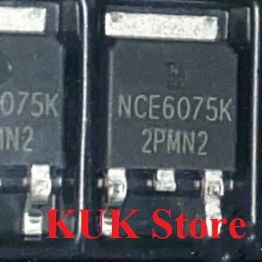 DPAK NCE6075K, IC, أصلي, جديد, 10 من 50 من