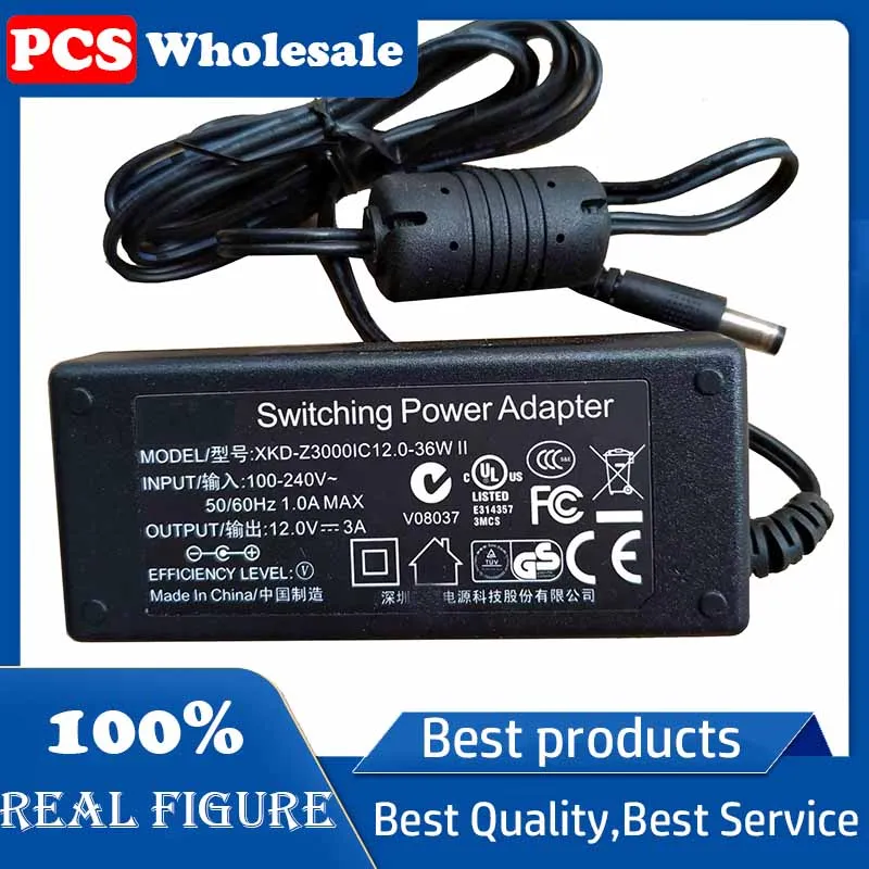 

12V3A power adapter, monitor power supply XKD-Z3000IC12.0 36W II charger
