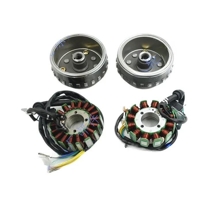 1pcs for Jiangsu Zongshen Electronic Fuel Injection Engine 12 Stage/18 Stage Magnetic Steel Rotor Coil Stator Weifeng/Bingwei
