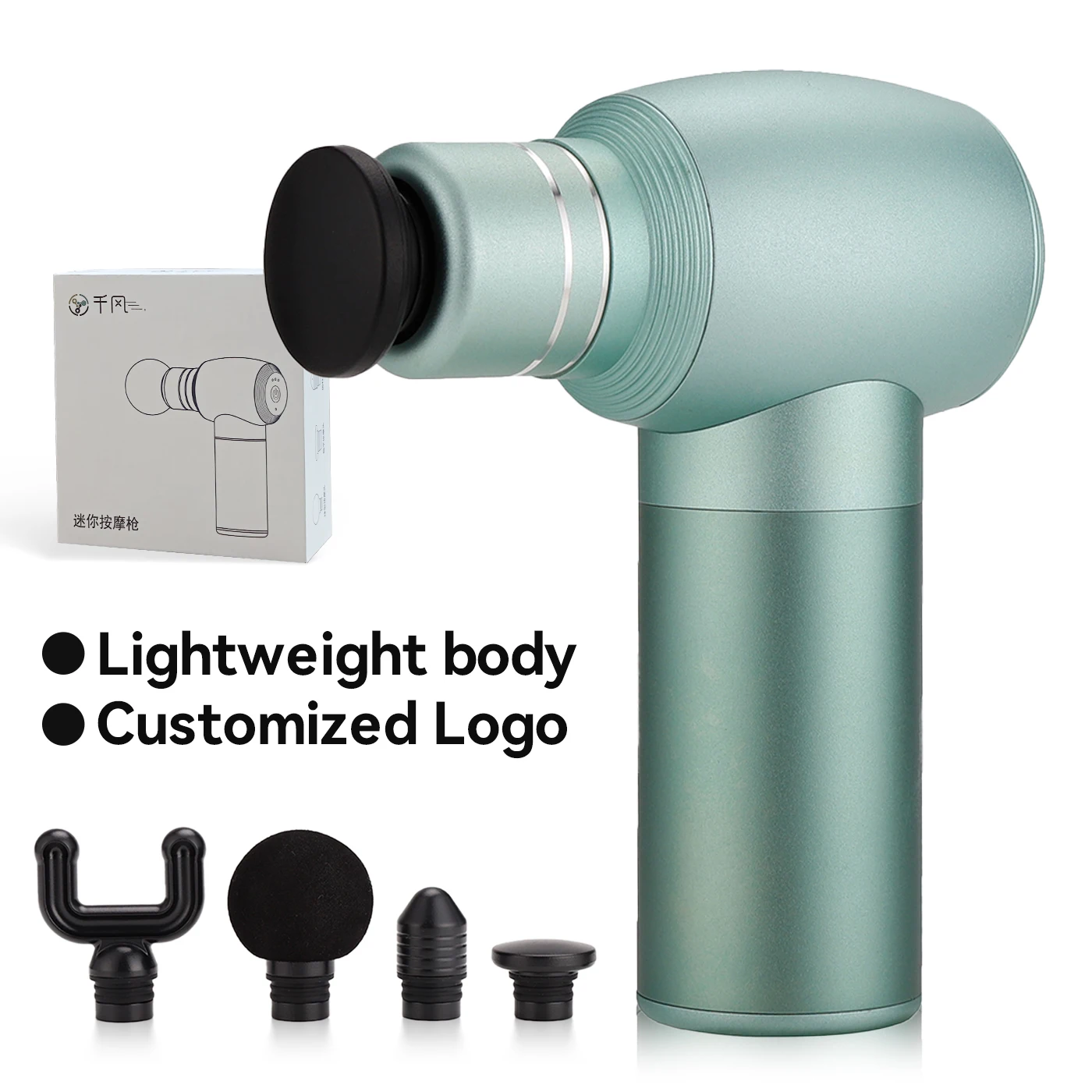 

Mini Massage Gun, Aluminum Alloy Muscle Massager, 371g Lightweight Handheld Fascia Tool, Deep Tissue Massager for Body Recovery